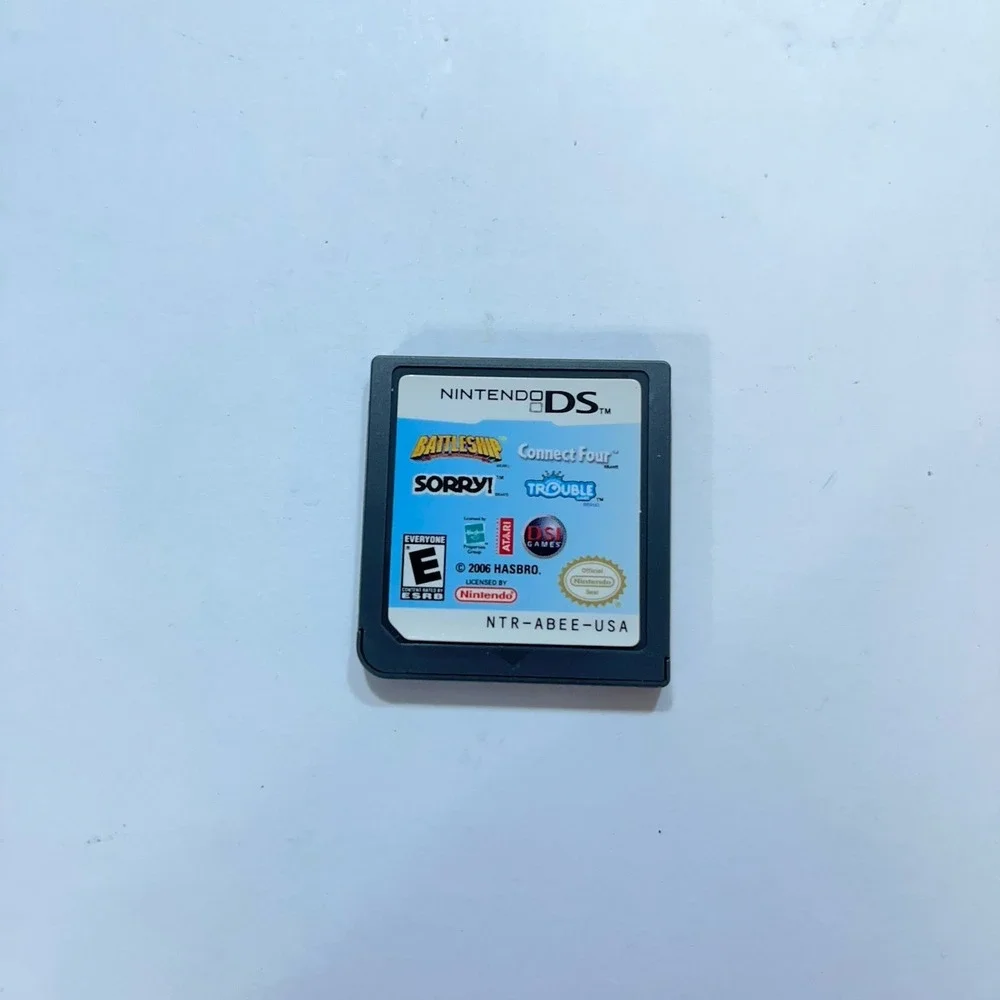 Nintendo DS - Battleship/Connect 4/Sorry/Trouble Complete FREE SHIPPING